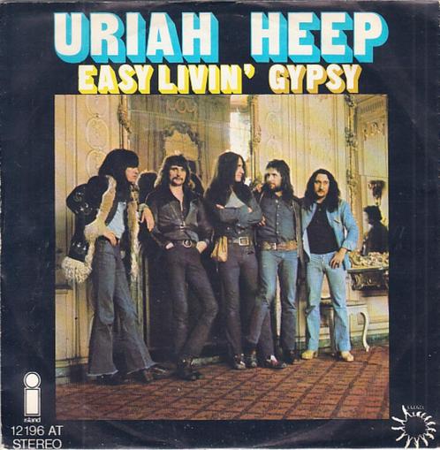 uriah heep - easy livin / gypsy  ( 1972/ rock), Cd's en Dvd's, Vinyl Singles, Single, Rock en Metal, 7 inch, Ophalen of Verzenden