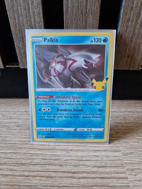 Palkia 004/025 Holo Pokemon McDonald's 25th anniversary, Hobby en Vrije tijd, Verzamelkaartspellen | Pokémon, Zo goed als nieuw