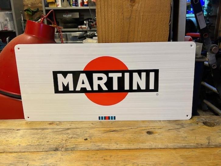 Metalen Martini muurbord - reclame item, Verzamelen, Merken en Reclamevoorwerpen, Nieuw, Reclamebord, Ophalen of Verzenden
