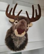 Grote Pluche eland hertenkop voor aan de muur, Ophalen of Verzenden, Zo goed als nieuw, Wanddecoratie