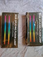 2 Nieuwe staande RGB lampen met afst bediening,alle kleuren, Ophalen of Verzenden, Nieuw, Minder dan 100 cm