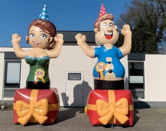 Abraham en Sarah kadootje pop te huur en vele andere!, Hobby en Vrije tijd, Feestartikelen | Verhuur, Zo goed als nieuw, Abraham of Sarah