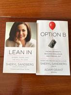 Sheryl Sandberg Boeken: Lean In & Option B (Zeer Goed), Boeken, Ophalen of Verzenden, Zo goed als nieuw, Overige onderwerpen