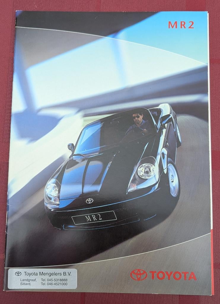 Toyota MR2 brochure, Onbekend, Toyota, Ophalen of Verzenden, Zo goed als nieuw