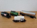 Partijtje Fleischmann goederenwagons., Hobby en Vrije tijd, Modeltreinen | H0, Gebruikt, Gelijkstroom, Fleischmann, Wagon