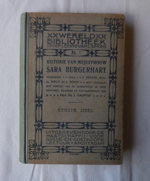 Historie van Mejuffrouw Sara Burgerhart, Boeken, Literatuur, Gelezen, Nederland, Ophalen