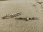 Vintage broches, Sieraden, Tassen en Uiterlijk, Antieke sieraden, Verzenden, Overige materialen, Broche, Met edelsteen