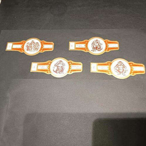 Vintage Sigarenbandjes - Drie Wijze Apen Set, Verzamelen, Overige Verzamelen, Gebruikt, Ophalen of Verzenden