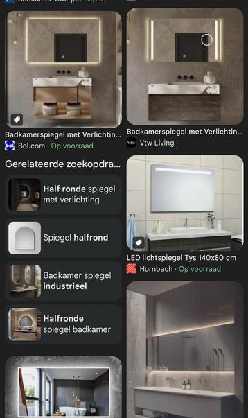 Badkamer Spiegel Met Licht En Verwarming 140x80cm beschikbaar voor biedingen