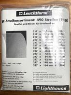 Leuchtturm zwarte klemstroken postzegels, pak 490 stroken, Postzegels en Munten, Postzegels | Toebehoren, Ophalen of Verzenden