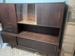 Midcentury wandmeubel - deens design highboard, Ophalen, Gebruikt, Met lade(s), 150 tot 200 cm