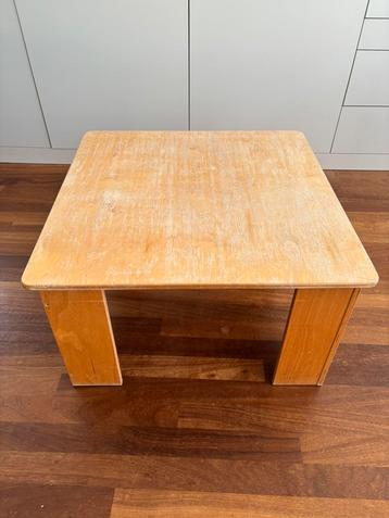 Houten lego- duplo- bijzet- of salontafel Rolf / Heutink beschikbaar voor biedingen