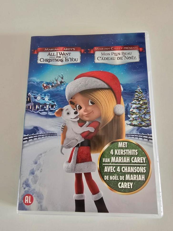Dvd Mariah Carey All I want for christmas is you, Cd's en Dvd's, Dvd's | Tekenfilms en Animatie, Tekenfilm, Alle leeftijden, Ophalen of Verzenden