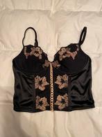 Zwart corset met kant, Ophalen of Verzenden, Zwart, Body of Korset
