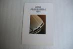 Folder BMW automobielen modellenprogramma (01-1991) (18), Ophalen of Verzenden, Nieuw, BMW