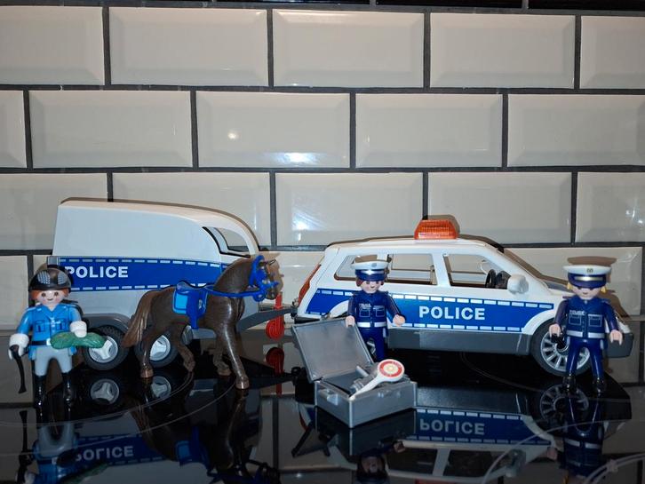 Playmobiel politie | 6920 en 6922, Kinderen en Baby's, Speelgoed | Playmobil, Gebruikt, Complete set, Ophalen of Verzenden