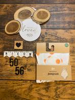 Baby girl Etos setje tuinbroek - jumpsuit wit oranje 50/56, Kinderen en Baby's, Babykleding | Maat 50, Ophalen of Verzenden, Nieuw