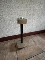 Vintage staande asbak met drukknop, Verzamelen, Rookartikelen, Aanstekers en Luciferdoosjes, Ophalen, Gebruikt, Asbak