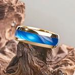 Goldplated RVS ring RVSG001, Elysees Bureau 326,78 avenue des Champs,PARIS, IJzer of Staal, Mjcm190928@gmail.com, Nieuw