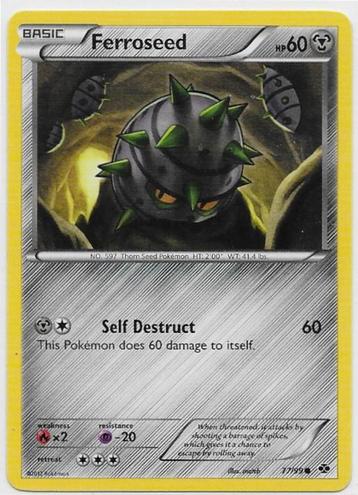 Next Destinies,  Ferroseed [common] 77/99 beschikbaar voor biedingen