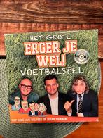 Het grote erger je wel !! Voetbal spel, Hobby en Vrije tijd, Gezelschapsspellen | Bordspellen, Ophalen, Zo goed als nieuw