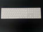 Apple toetsenbord QWERTY A1843 Bluetooth met numeriek keypad, Computers en Software, Ophalen of Verzenden, Zo goed als nieuw, Draadloos