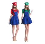Mario & Luigi CARNAVAL KOSTUUM, Verzenden, Nieuw, Carnaval
