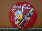 Oud emaille reclamebord coca cola, Ophalen of Verzenden, Gebruikt, Reclamebord
