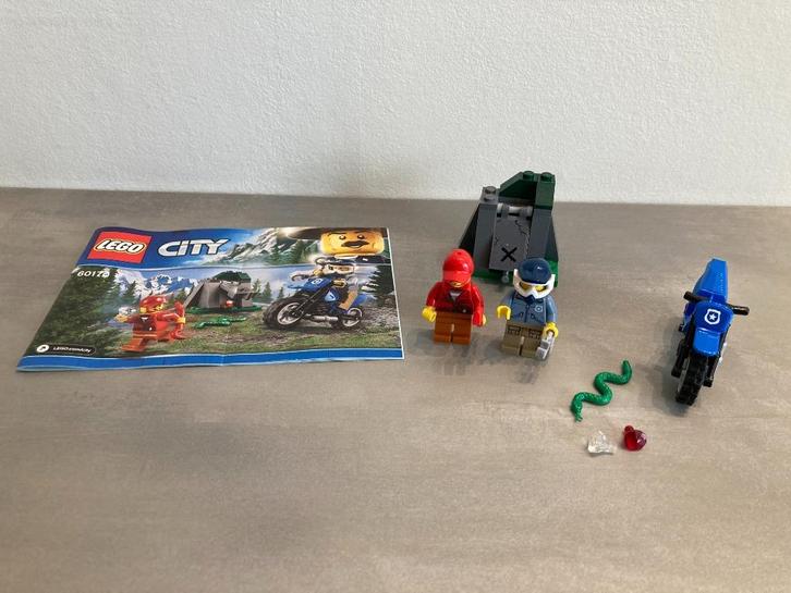 Lego 60170 City Bergpolitie Off-road Achtervolging, Kinderen en Baby's, Speelgoed | Duplo en Lego, Zo goed als nieuw, Lego, Complete set