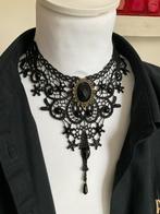 Vintage victoriaanse vrouwen choker zwart ketting . Nieuw, Nieuw, Ophalen of Verzenden