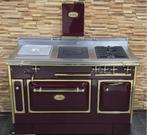Luxe Fornuis Morice 130cm bordeaux rood messing La Cornue, 60 cm of meer, 3 kookzones of minder, Ophalen of Verzenden, Zo goed als nieuw