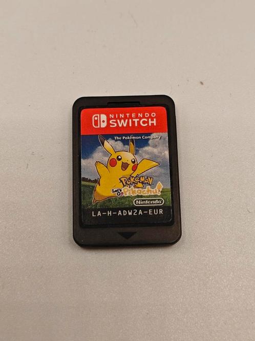 Pokemon let's go Pikachu game only Nintendo switch, Spelcomputers en Games, Games | Nintendo Switch, Zo goed als nieuw, Avontuur en Actie