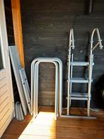 Frame & Trap | voor Bestway zwembad Power Steel, Ophalen, Gebruikt, Ladder