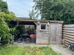 Tuinhuis + overkapping, Tuin en Terras, Tuinhuizen, Ophalen, 200 tot 400 cm, 250 tot 500 cm, Zo goed als nieuw