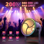 DJLicht 200W ronde retro lamp RGB COB met ledring, Verzenden, ., Nieuw, .