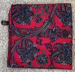 Rood pochetje met paisley motief, Kleding | Heren, Stropdassen, Gedragen, Met patroon, Ophalen, Rood