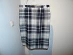 Celine Paris vintage retro wollen rok zwart wit ruiten 40