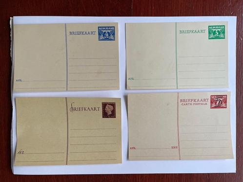 4 Briefkaarten van 4, 5 en 2 x 7,5 cent, Postzegels en Munten, Brieven en Enveloppen | Nederland, Briefkaart, Ophalen of Verzenden