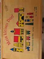 Houten bouwstenen dorp -mein kleines dorf 46 delig, Ophalen of Verzenden, Gebruikt, Rij- of Hobbelspeelgoed