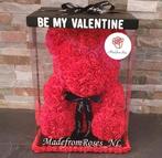 Rozenbeer met of zonder giftbox valentijnsdag valentijn, Nieuw, Overige merken, Stoffen beer, Ophalen of Verzenden
