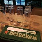 Heineken Glazen, Bardoek & Bierschuim Spatel Set, Verzamelen, Biermerken, Ophalen, Zo goed als nieuw, Glas of Glazen, Heineken