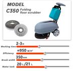 Magwell c350 achterloop eenschijf schrobmachine, Ophalen of Verzenden