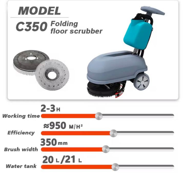 Magwell c350 achterloop eenschijf schrobmachine, Huis en Inrichting, Schoonmaakartikelen, Ophalen of Verzenden