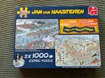 Jan van Haasteren Puzzel 2x1000 stukjes, Ophalen of Verzenden, Meer dan 50 stukjes, Zo goed als nieuw, 6 jaar of ouder