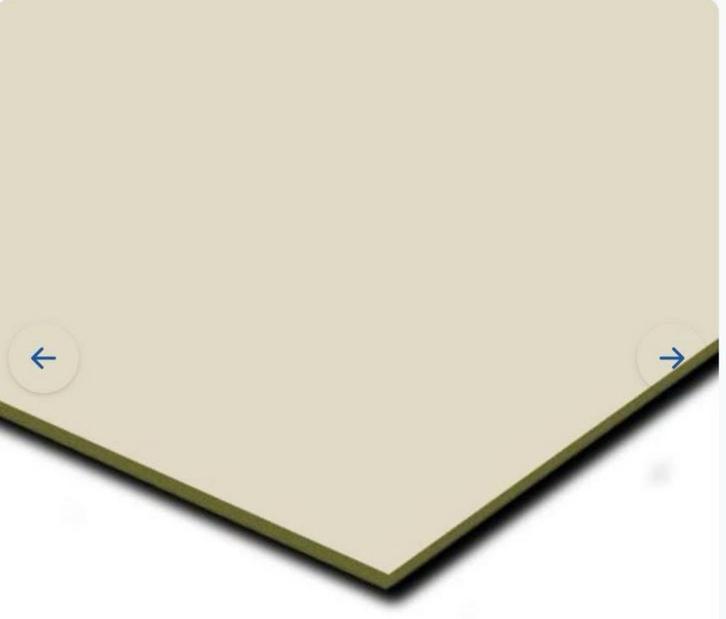 Rockpanel platen, parelwit (RAL 1013), nieuw, Doe-het-zelf en Verbouw, Platen en Panelen, Nieuw, HPL, Minder dan 20 mm, Ophalen
