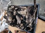 groot krat keramisch hout voor kachels en sfeerhaarden ., Huis en Inrichting, Haarden, Ophalen, Gebruikt, Vrijstaande haard, Houthaard