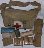 ww2 Britse Engelse medic tas 1943 met inhoud., Overige typen, Ophalen of Verzenden, Engeland, Landmacht