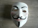 Masker V for Vendetta - Anonymous - Guy Fawkes, Gebruikt, Ophalen of Verzenden, Film, Gebruiksvoorwerp