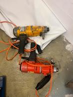 2 Tal diamant boormachines met borstandaard, Doe-het-zelf en Verbouw, Gereedschap | Boormachines, Ophalen of Verzenden, Zo goed als nieuw