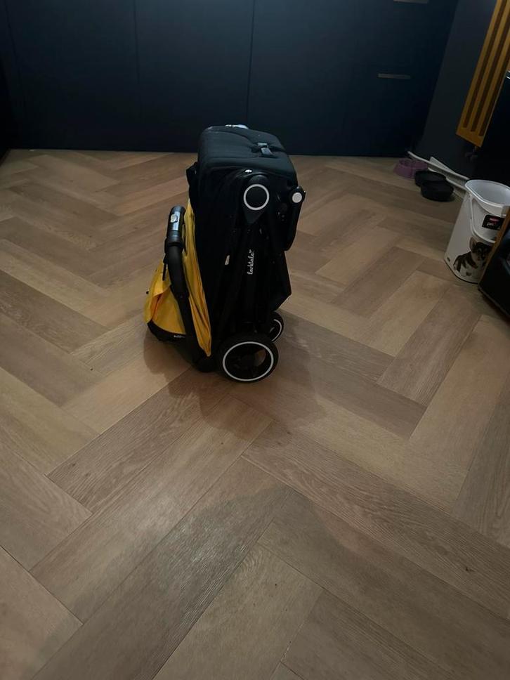 Gele Larktale Buggy autofold - beste buggy van de wereld!, Kinderen en Baby's, Buggy's, Gebruikt, Ophalen of Verzenden